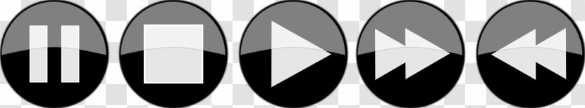 Button Media Controls Clip Art - Logo - Pause Transparent PNG