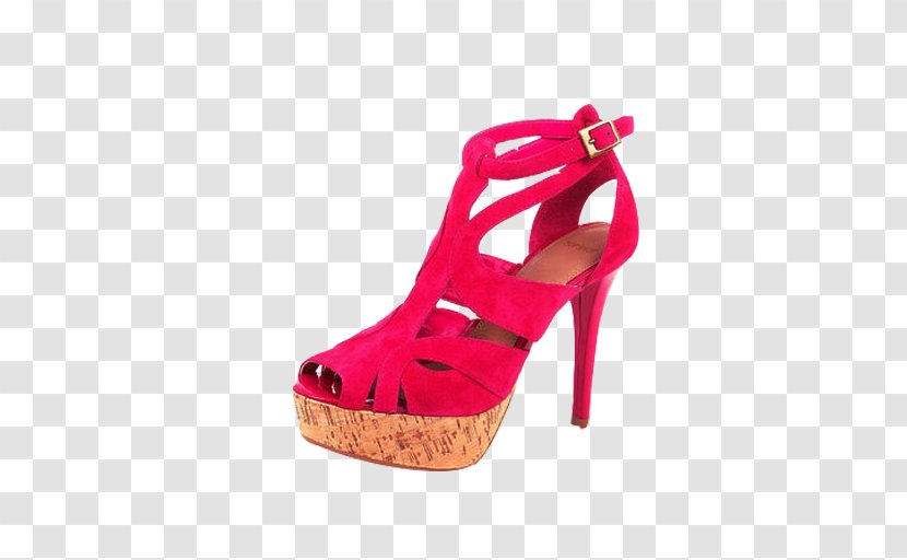 High-heeled Footwear Shoe Sandal - Cartoon - Girls High Heels Transparent PNG