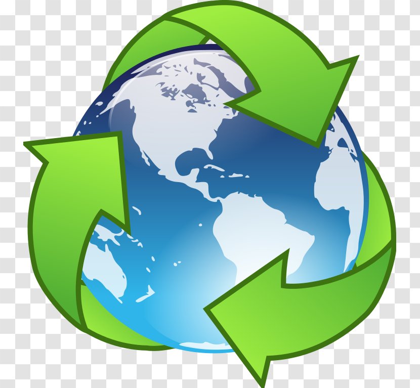 Earth Recycling Symbol Clip Art - Waste Hierarchy - Printable Transparent PNG