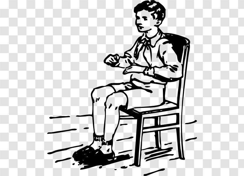Chair Sitting Clip Art - Chairperson Cliparts Transparent PNG