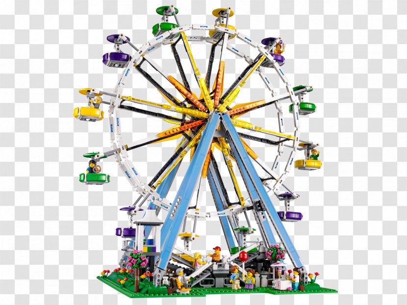 LEGO 10247 Creator Ferris Wheel Lego Toy Minifigure Transparent PNG