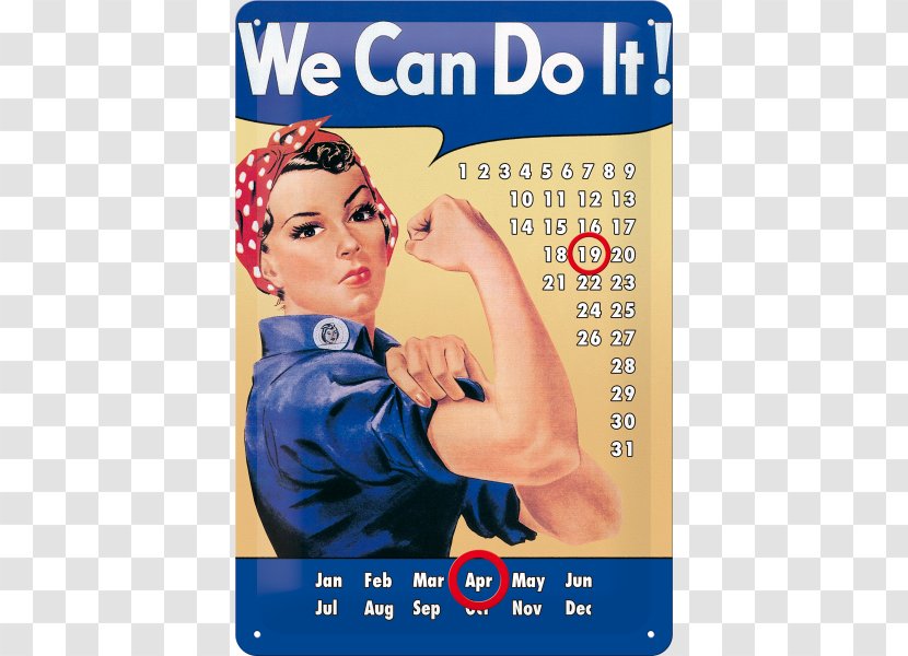 Geraldine Doyle We Can Do It! United States Rosie The Riveter Second World War - Zazzle - It Transparent PNG