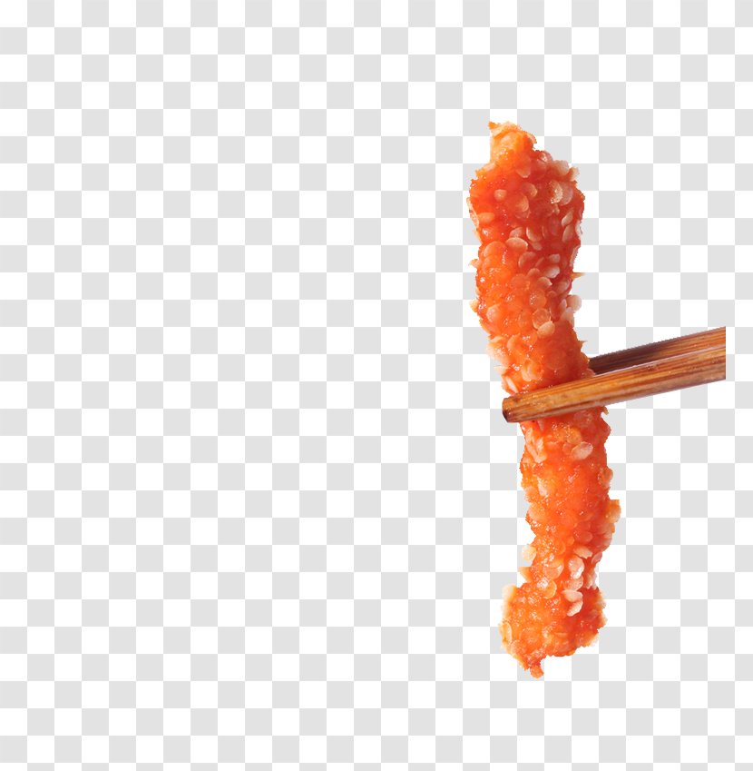 Chicken Fingers Fried Bacon - Salad - Chopsticks Folder Snowflake Transparent PNG