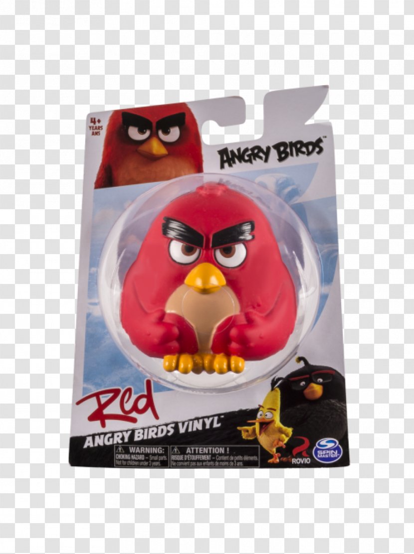 Angry Birds Star Wars II Toy Spin Master Vinyl Figure - Red - Bird Transparent PNG