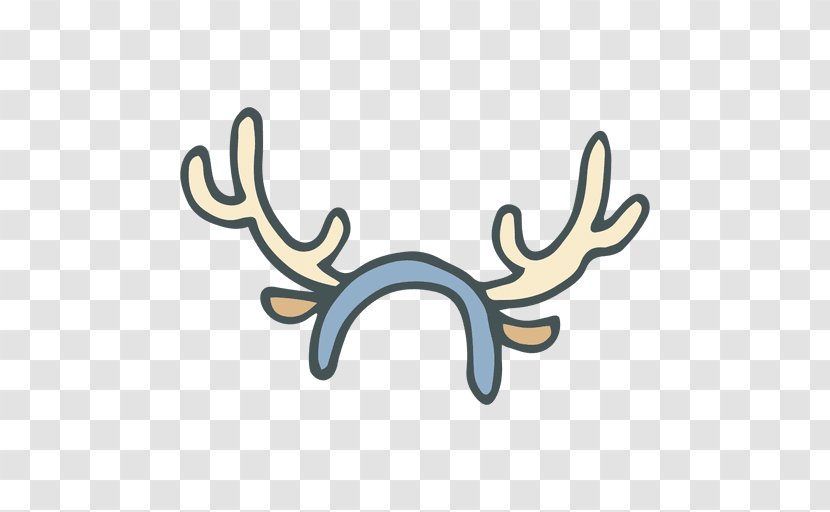 Reindeer Horn Antler Rudolph - Body Jewelry Transparent PNG