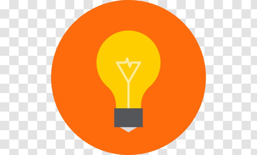 Incandescent Light Bulb Language Button Home Screen - Yellow Transparent PNG