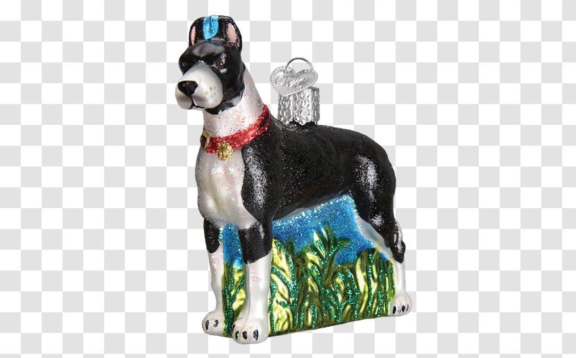 Great Dane Boston Terrier Christmas Ornament Tree Santa Claus - Tradition - Hand-painted Cosmetics Transparent PNG