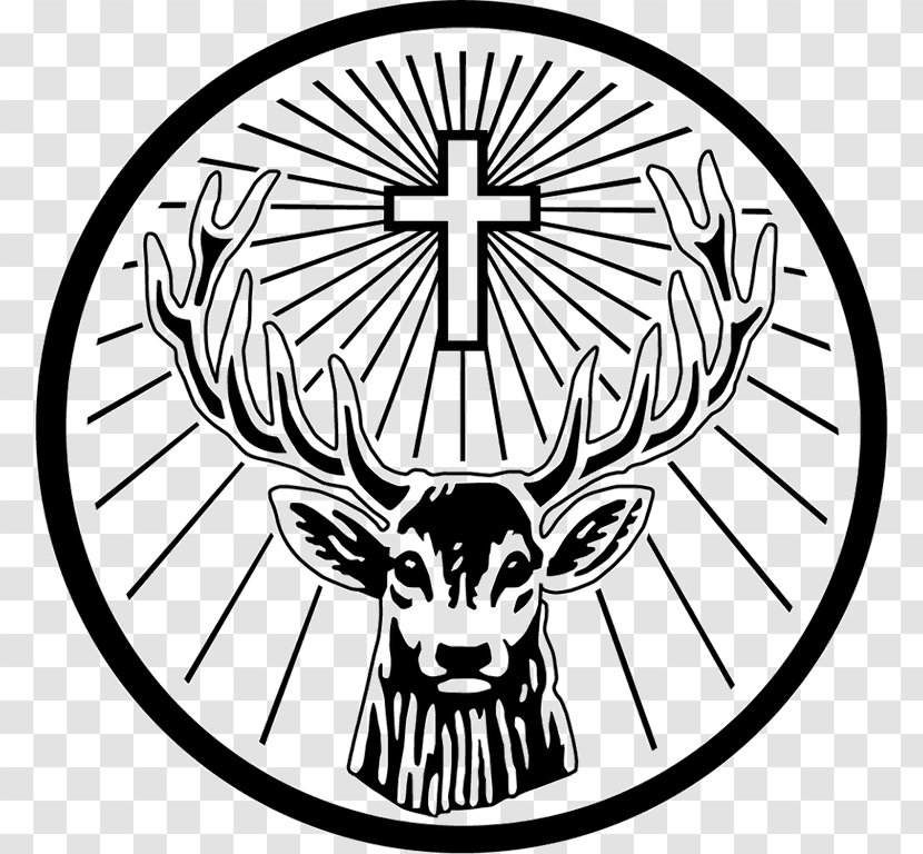 Logo Graphic Design Liqueur Drink Deer - Blackandwhite Transparent PNG