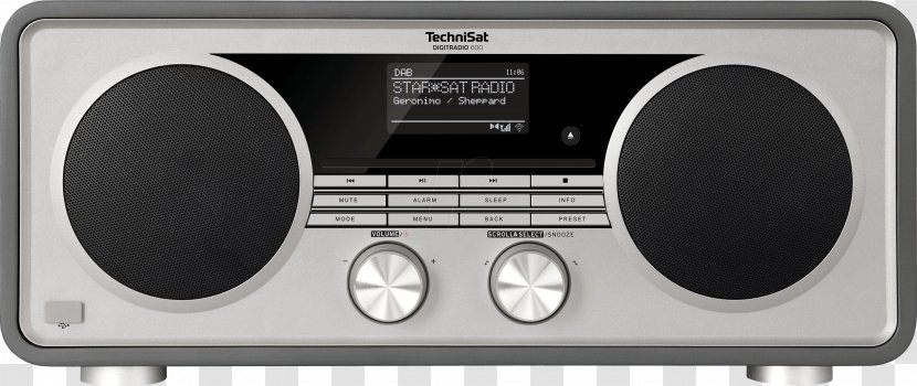 TechniSat DIGITRADIO 600 Internet Table Top Radio Bluetooth Digital Audio Broadcasting Stereophonic Sound - Tuner Transparent PNG