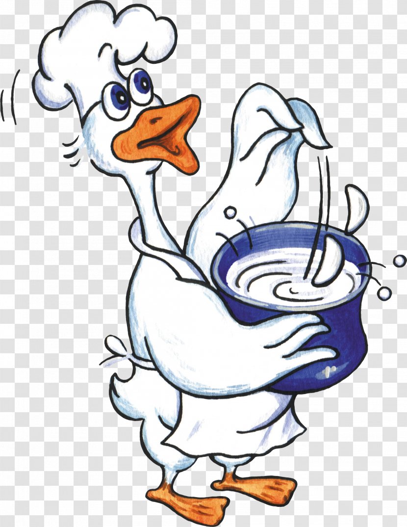Paper Cook Anser Blog Food - Bird - Donald Duck Transparent PNG