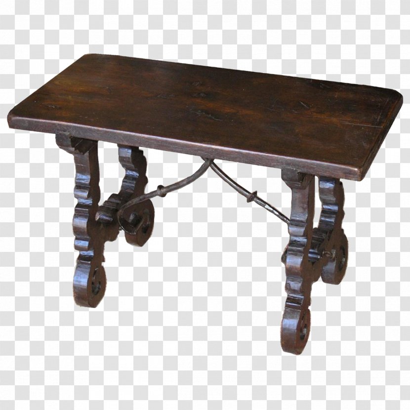 Bedside Tables Coffee Furniture Trestle Table - Bridge - Antique Transparent PNG