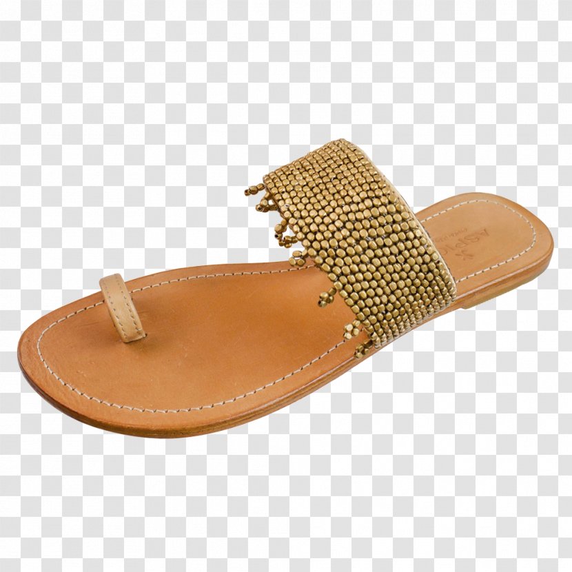Sandal Flip-flops Leather Peep-toe Shoe - Footwear Transparent PNG
