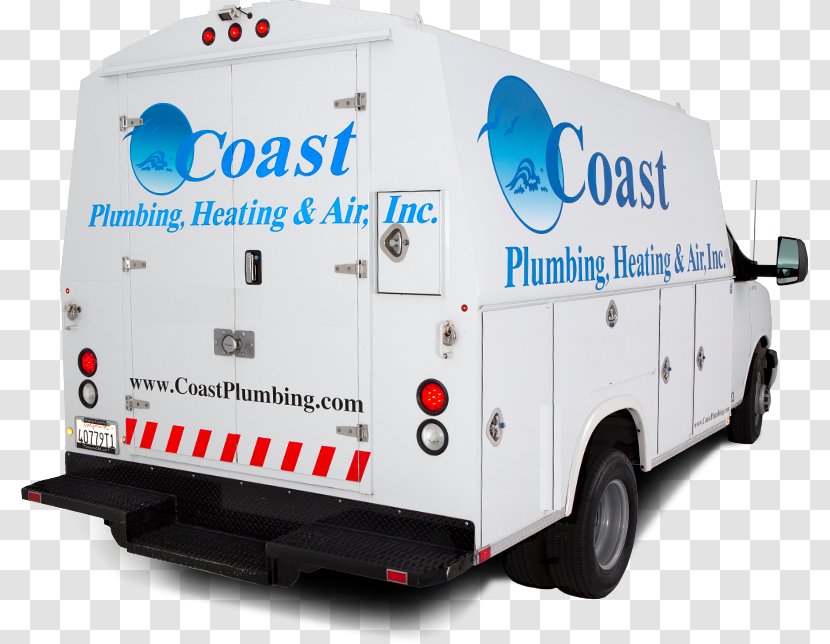 Coast Plumbing, Heating & Air, Inc. Plumber HVAC Orange Plumbing - County - Truck Transparent PNG