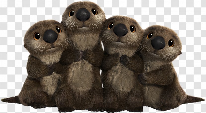 Sea Otter Pups Marlin Pixar - Film - Beaver Transparent PNG