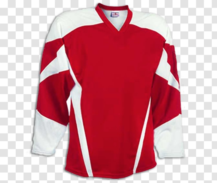 Hockey Jersey T-shirt Clothing Uniform - Sweater Transparent PNG