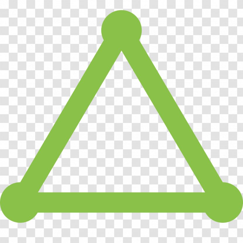 Triangle - Green - Shape Transparent PNG