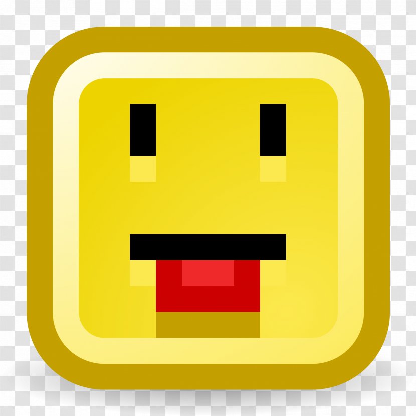 Emoticon Smiley Wink Clip Art - Yellow - Shows Transparent PNG