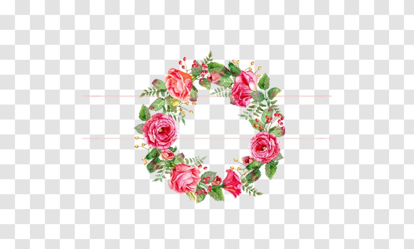 Floral Design Wreath Flower Rose Vector Graphics - Arranging Transparent PNG