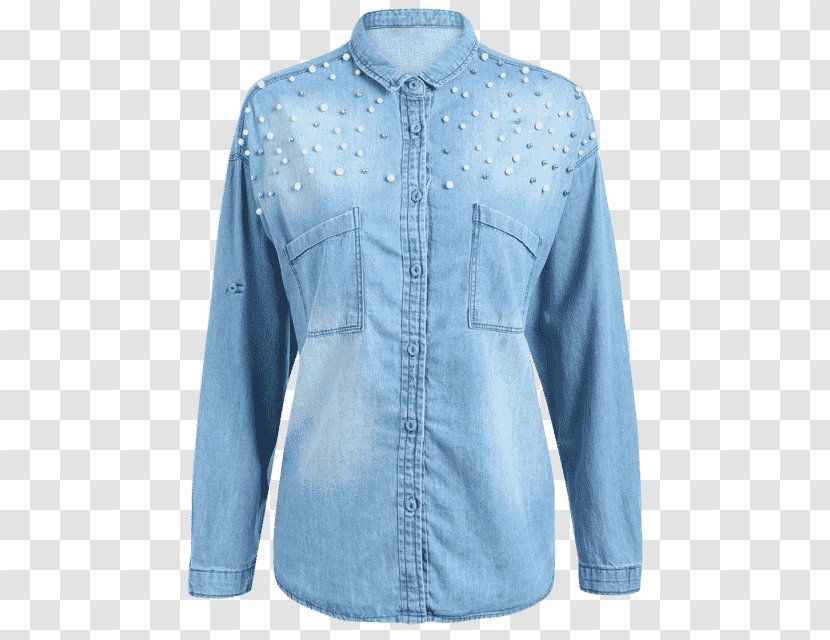 T-shirt Blouse Pocket Denim Jacket Transparent PNG