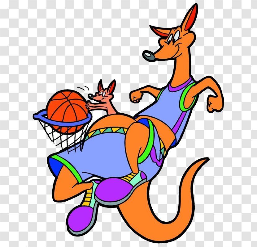 Cartoon Kangaroo Clip Art - Drawing Transparent PNG