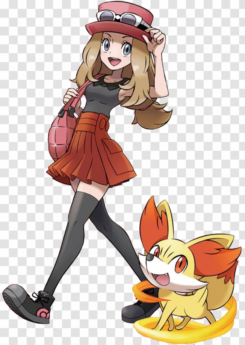 Pokémon X And Y Serena Ash Ketchum Pikachu Red Blue - Flower Transparent PNG