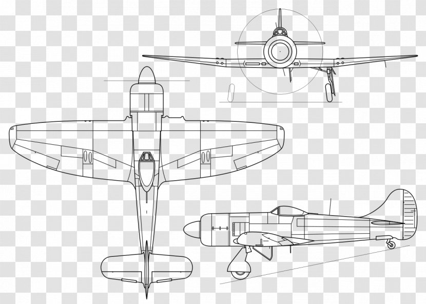 Hawker Tempest Typhoon Airplane Sea Fury Napier Sabre - Propeller - Private Jet Transparent PNG