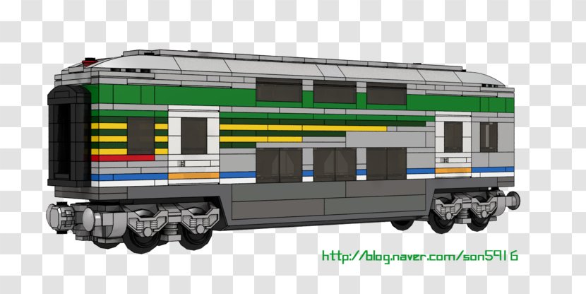 Railroad Car Passenger Locomotive Rail Transport - Cargo - Double-deck Transparent PNG