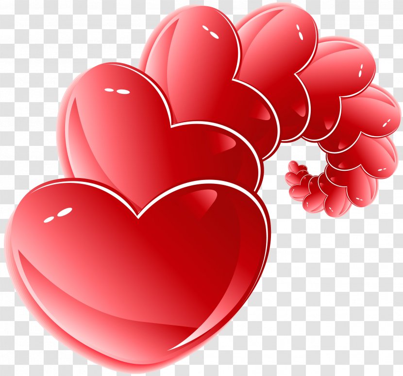 Heart Valentine's Day Red - Love Transparent PNG