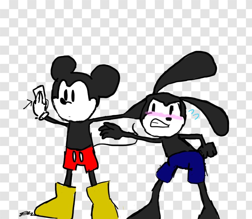Epic Mickey Mouse Oswald The Lucky Rabbit Fan Art Video Game - Character Transparent PNG