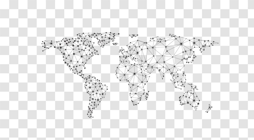 Mesh Networking Global Network Computer Mapping - Royaltyfree - Connected Transparent PNG