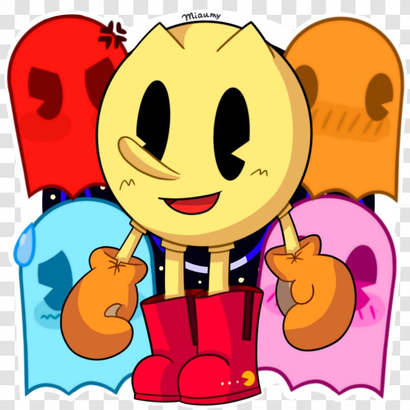Pacman Background - Smiley - Sticker Cheek Transparent PNG