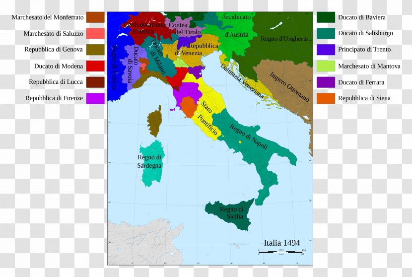 Italy Spain France Italian Wars Renaissance - Organism - Topo Transparent PNG