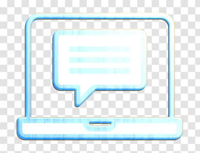 Webinar Icon Laptop Icon Contact And Message Icon Transparent PNG