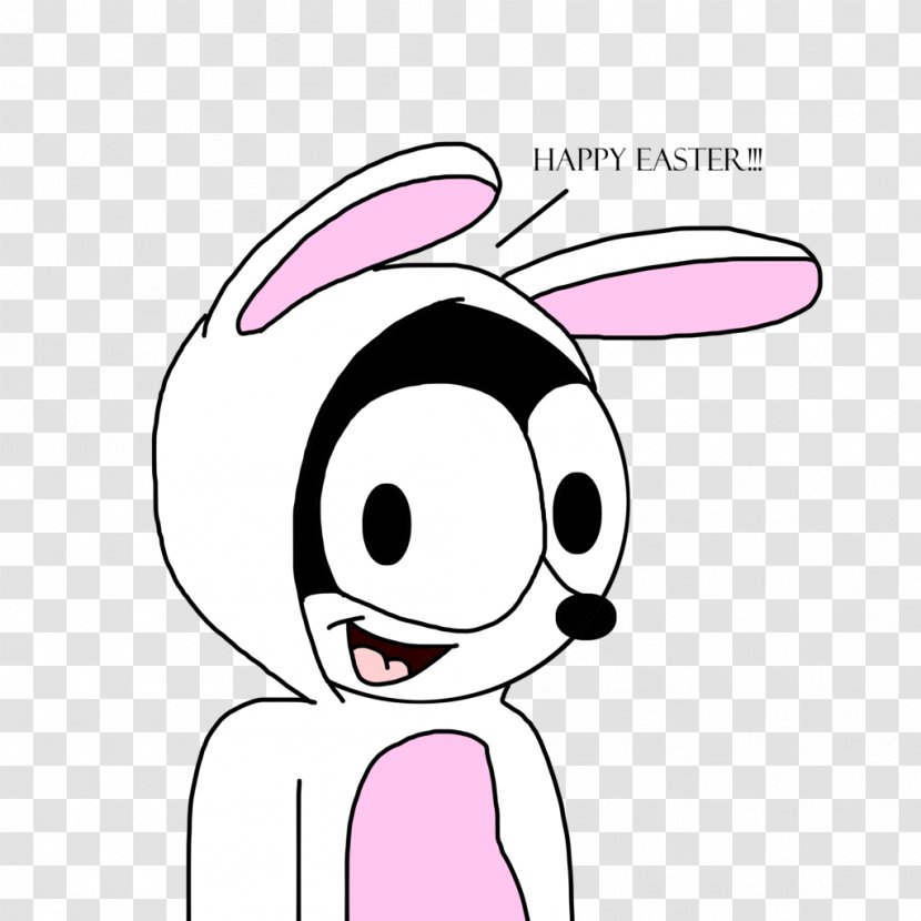 Eye Easter Bunny Cheek Ear - Silhouette Transparent PNG