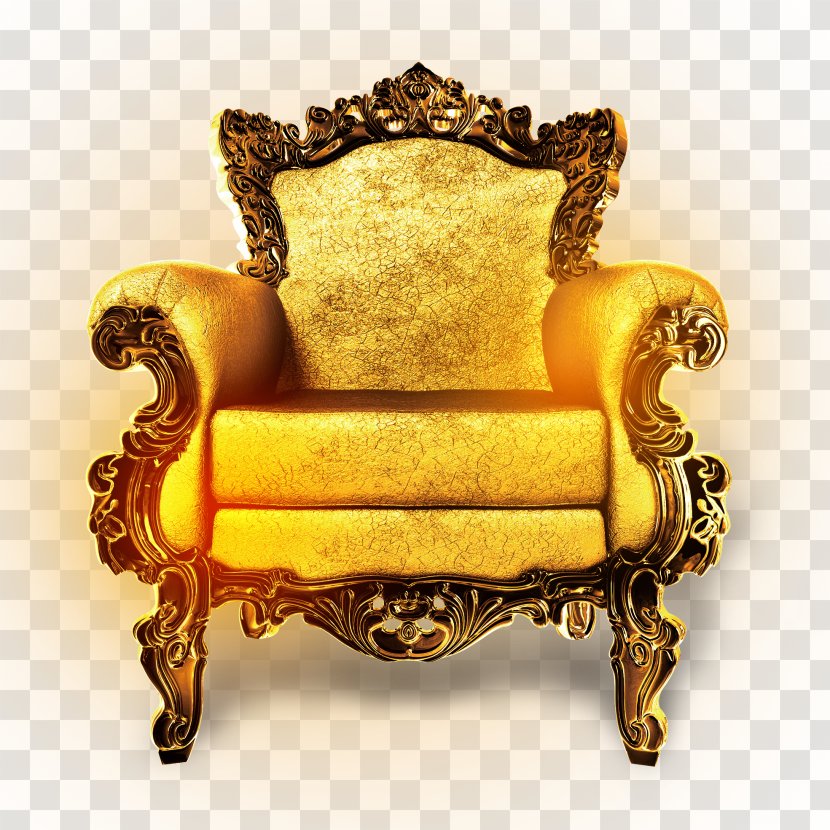 Chair Throne Couch Furniture Transparent PNG