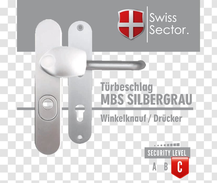 Schutzbeschlag Door Handle Profilzylinder Schlüssel.Discount - Aluminium Transparent PNG