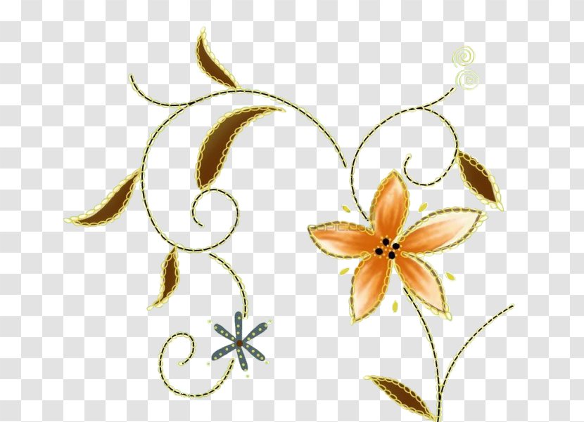 Illustration - Fundal - Classical Floral Pattern Transparent PNG