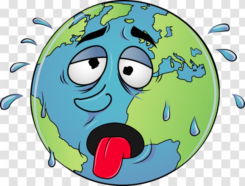 Global Warming Earth Fan Art Clip - Greenhouse Effect Transparent PNG