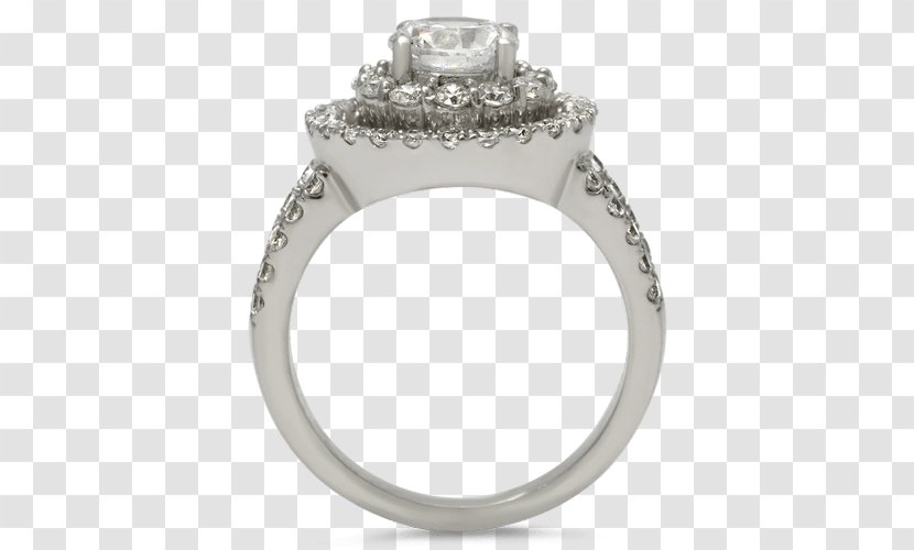 Engagement Ring Diamond Wedding - Body Jewelry - Halo Transparent PNG