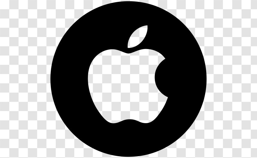 Apple Logo Clip Art - Blackandwhite Transparent PNG