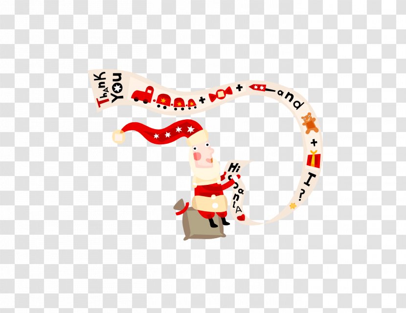 Santa Claus Christmas - Flower - Cartoon Material Transparent PNG