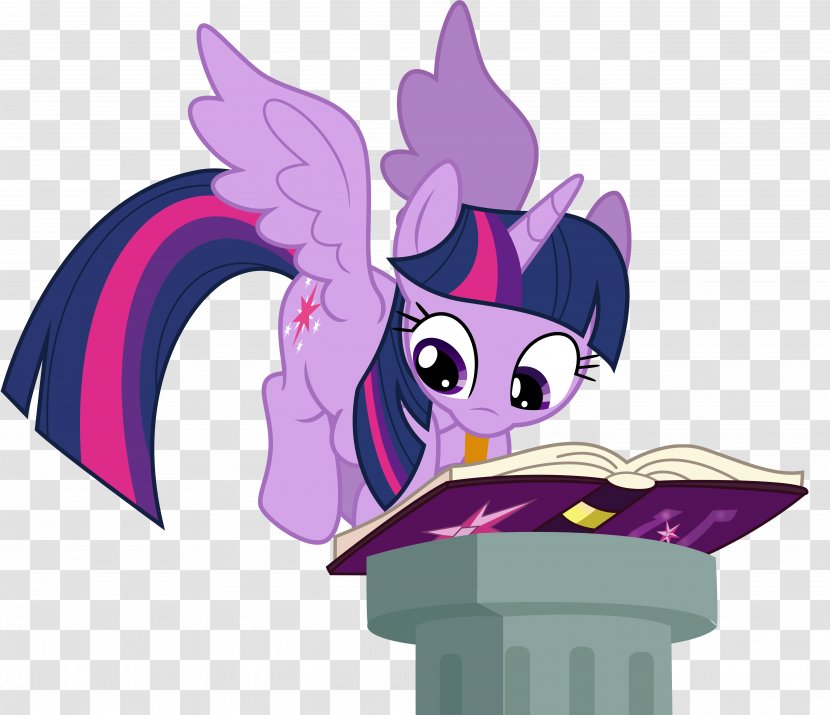 Twilight Sparkle Horse Rarity Pony Book - Silhouette Transparent PNG