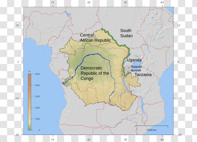 Congo River Nile Uele Kongo Central - Divided Transparent PNG