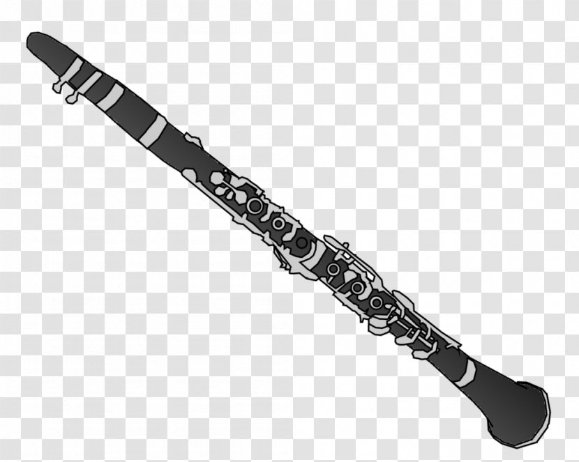 Clarinet Musical Instruments Clip Art - Silhouette Transparent PNG