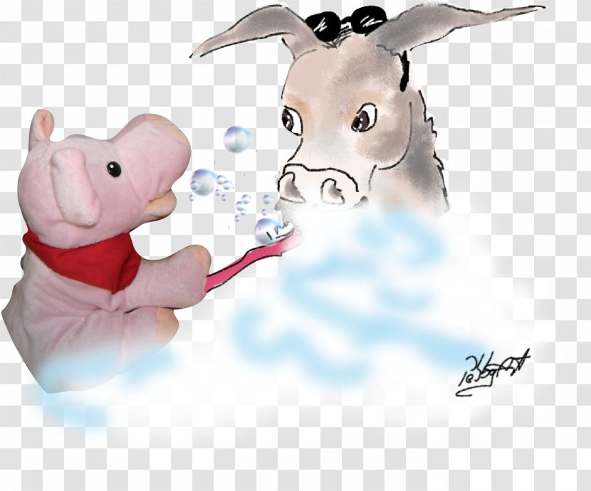 Pig Cartoon - Suidae Livestock Transparent PNG