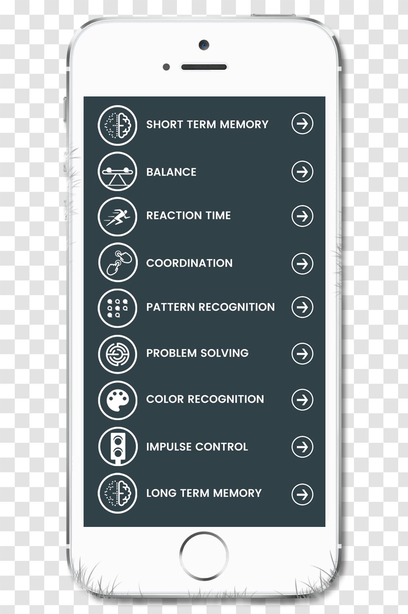 Feature Phone Mobile Phones Handheld Devices Concussion Recovery Testing - Memory Transparent PNG