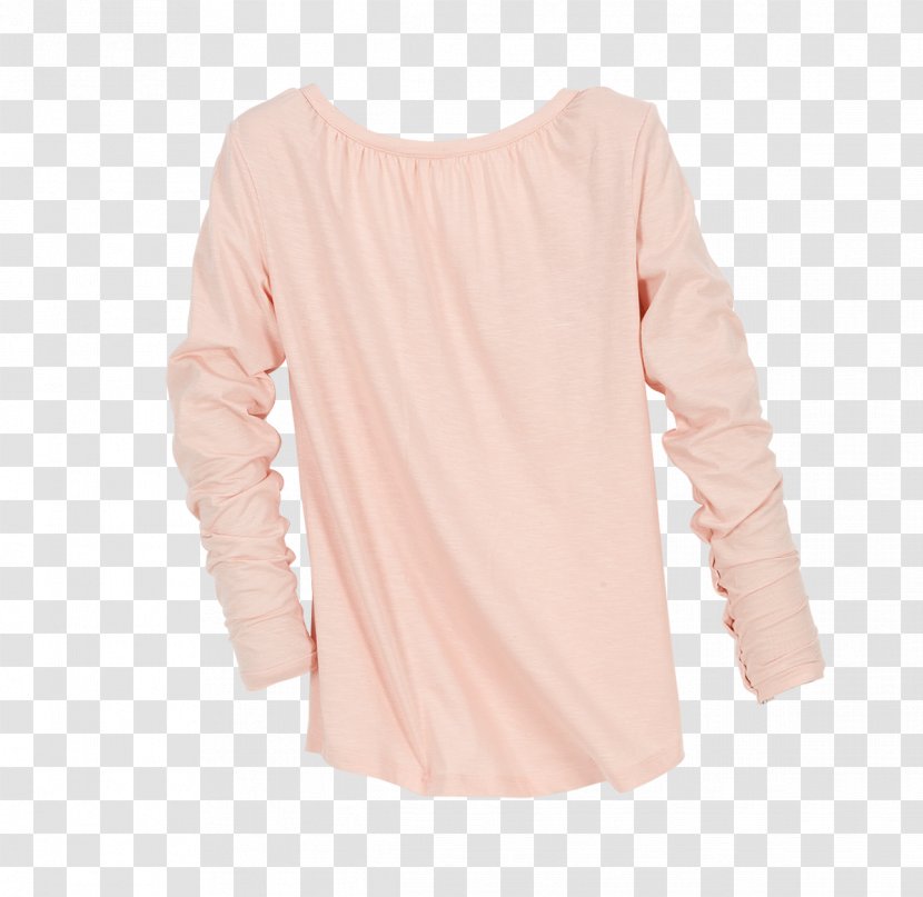 Long-sleeved T-shirt Shoulder Blouse - Tshirt - Fl[ating Rose Transparent PNG