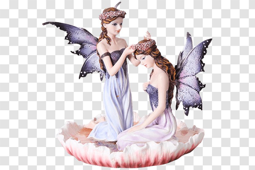 Fairy Queen Statue Figurine Sculpture - Collectable - The Scatters Flowers Transparent PNG