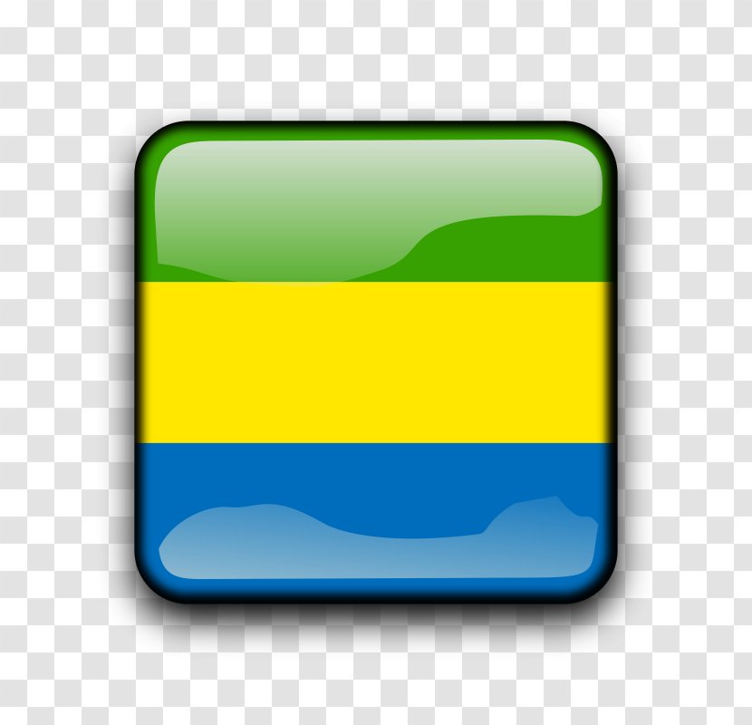 Congo Flag Of Gabon Clip Art - Rectangle - Warning Sign Clipart Transparent PNG