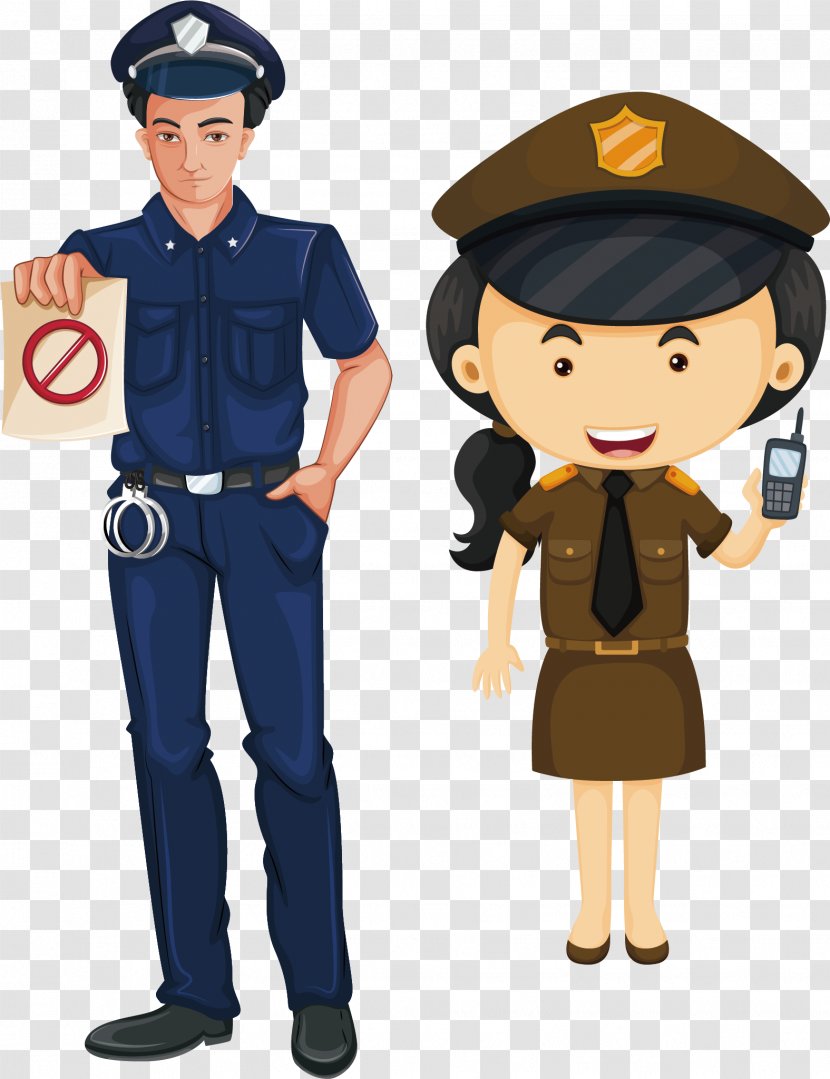 Police Officer Royalty-free Illustration - Standing - Parking Alarm Transparent PNG